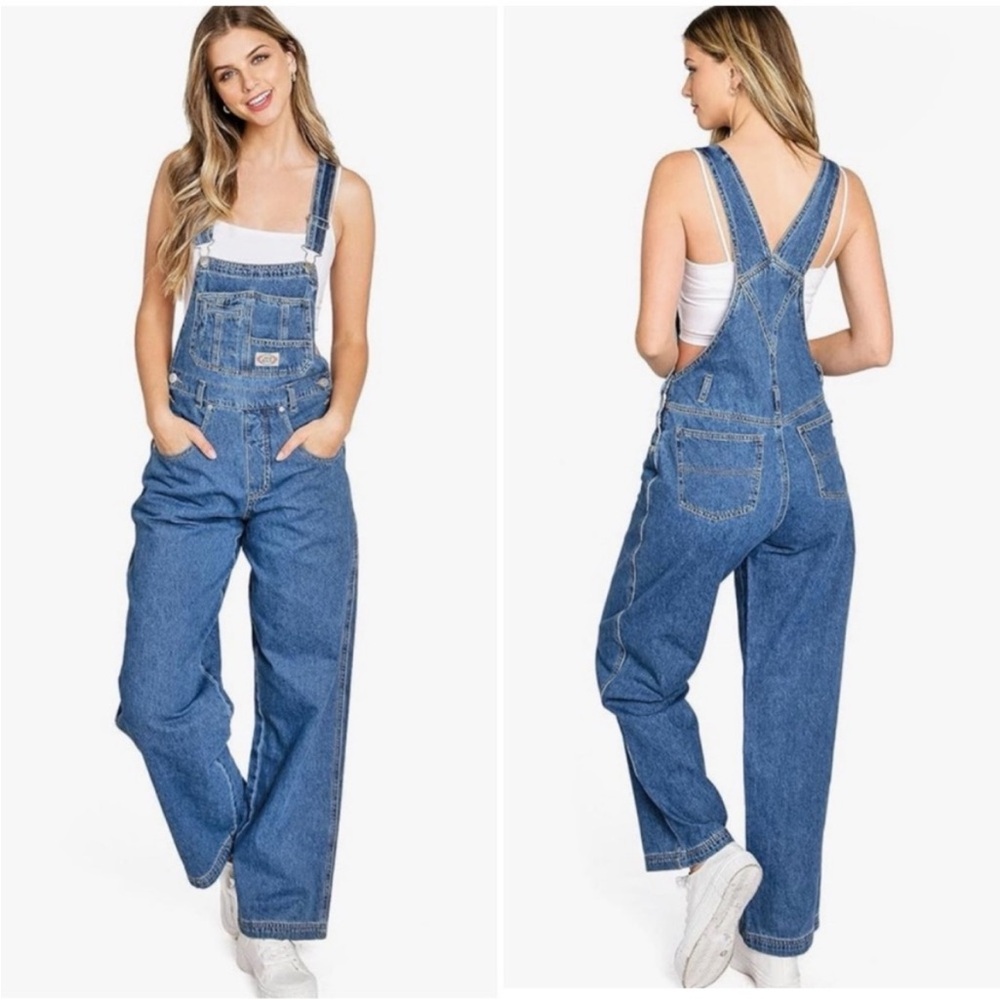 NWT Lana Roux Denim Overalls